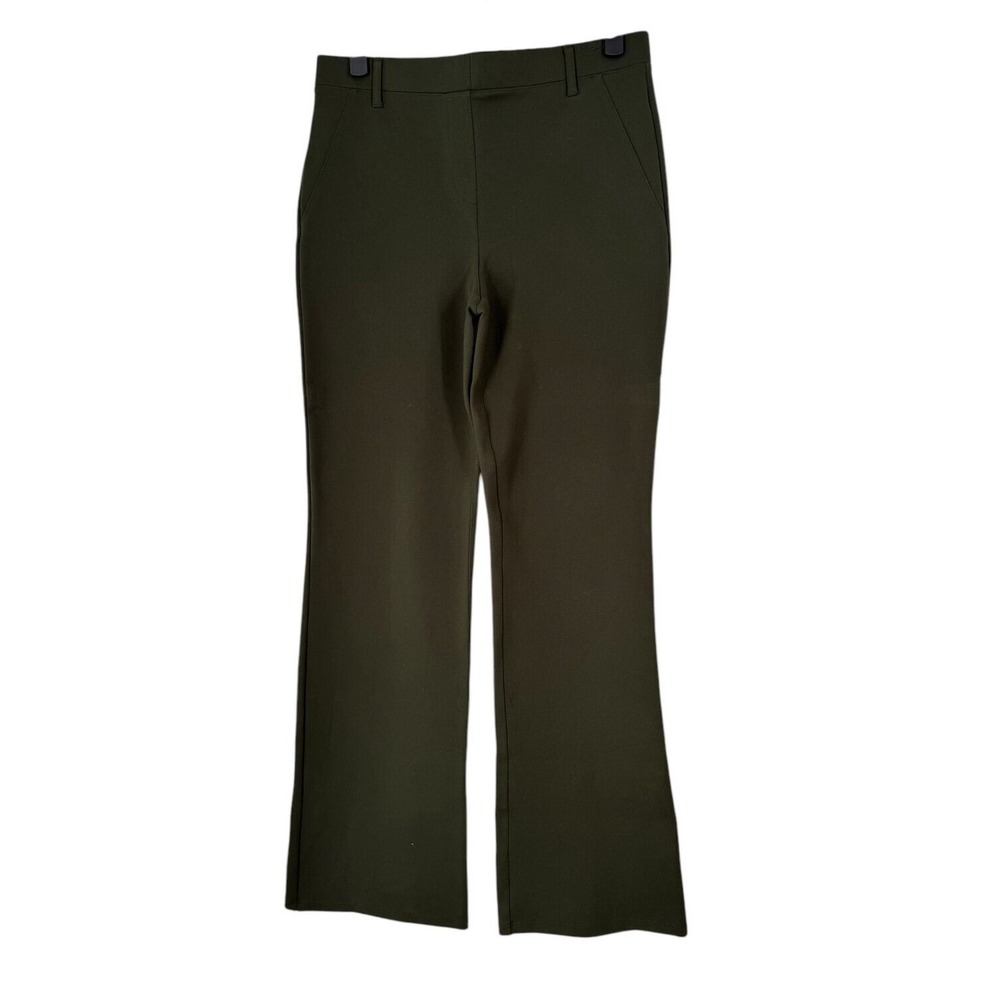 Quince Women's Green Pull On Mid Rise Pants Size Medium Petite